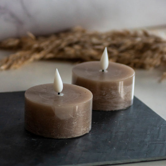 LED stompkaarsjes Liva - set van 2