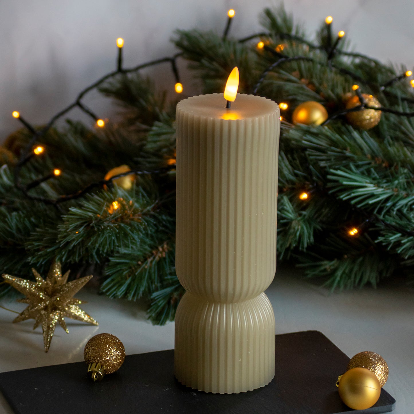 LED kaars Moya - hoog