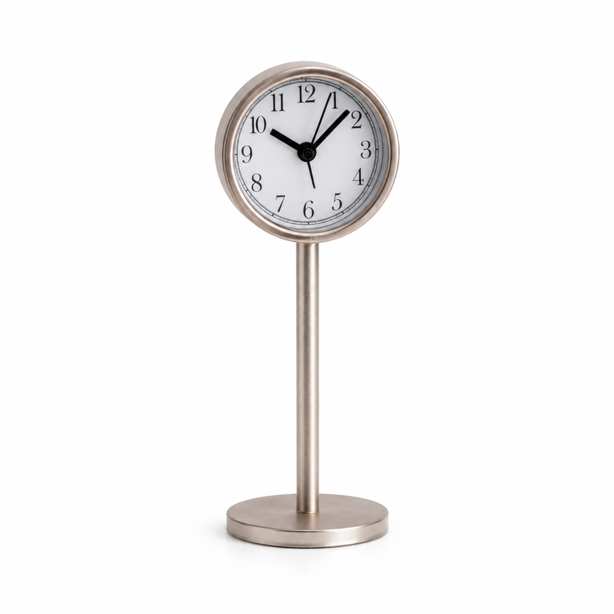Tafelklok met minimalistisch design in goudkleur