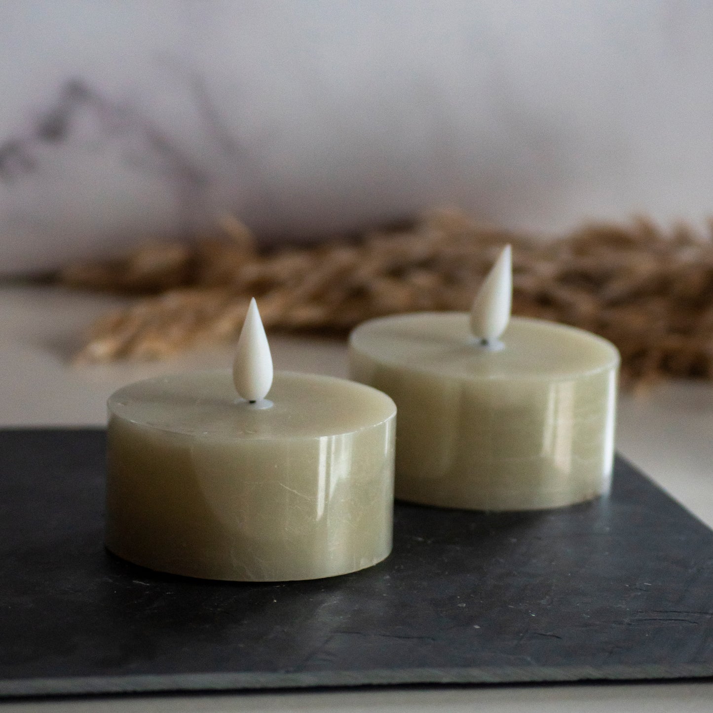 LED stompkaarsjes Liva - set van 2