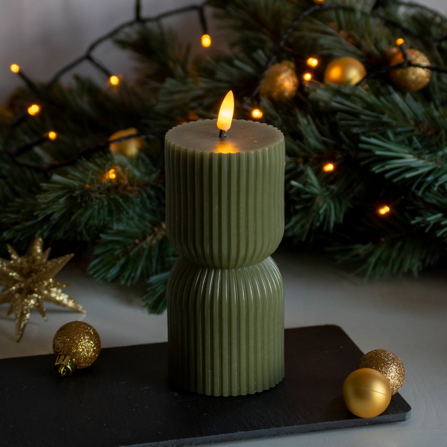 LED kaars Moya - laag