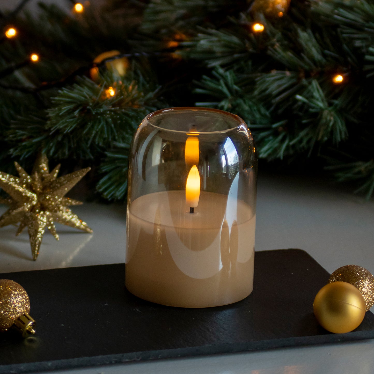 LED kaars Senna - laag